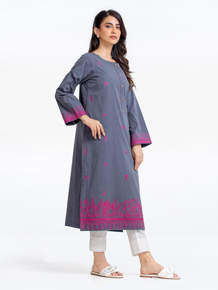 Pret 1Pc Embroidered Cotton Shirt - EWTKE23-69307