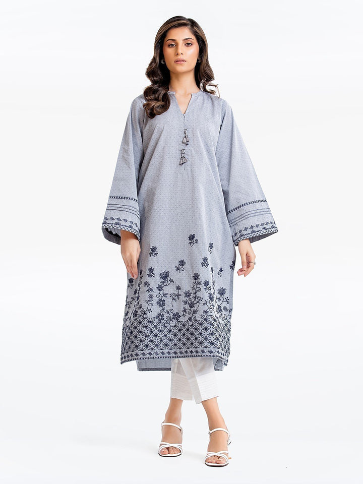 Pret 1Pc Embroidered Cotton Shirt - EWTKE23-69308S