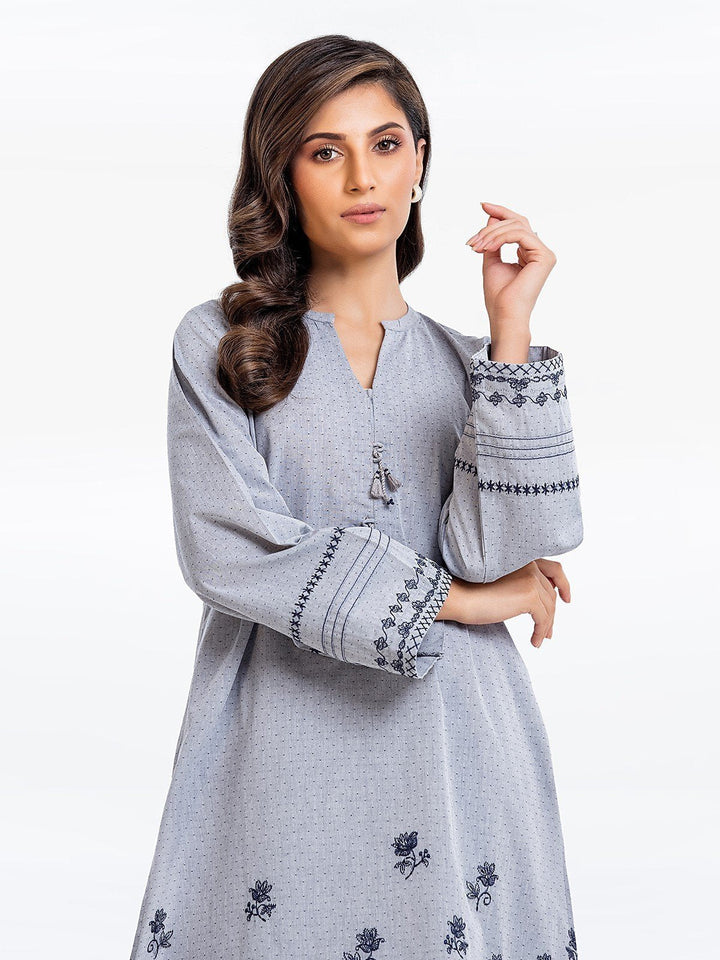 Pret 1Pc Embroidered Cotton Shirt - EWTKE23-69308S