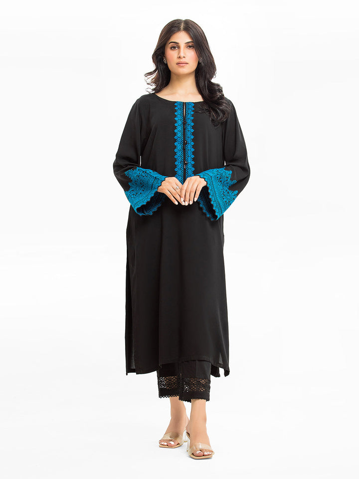 Pret 1Pc Embroidered Viscose Shirt - EWTKE23-69313
