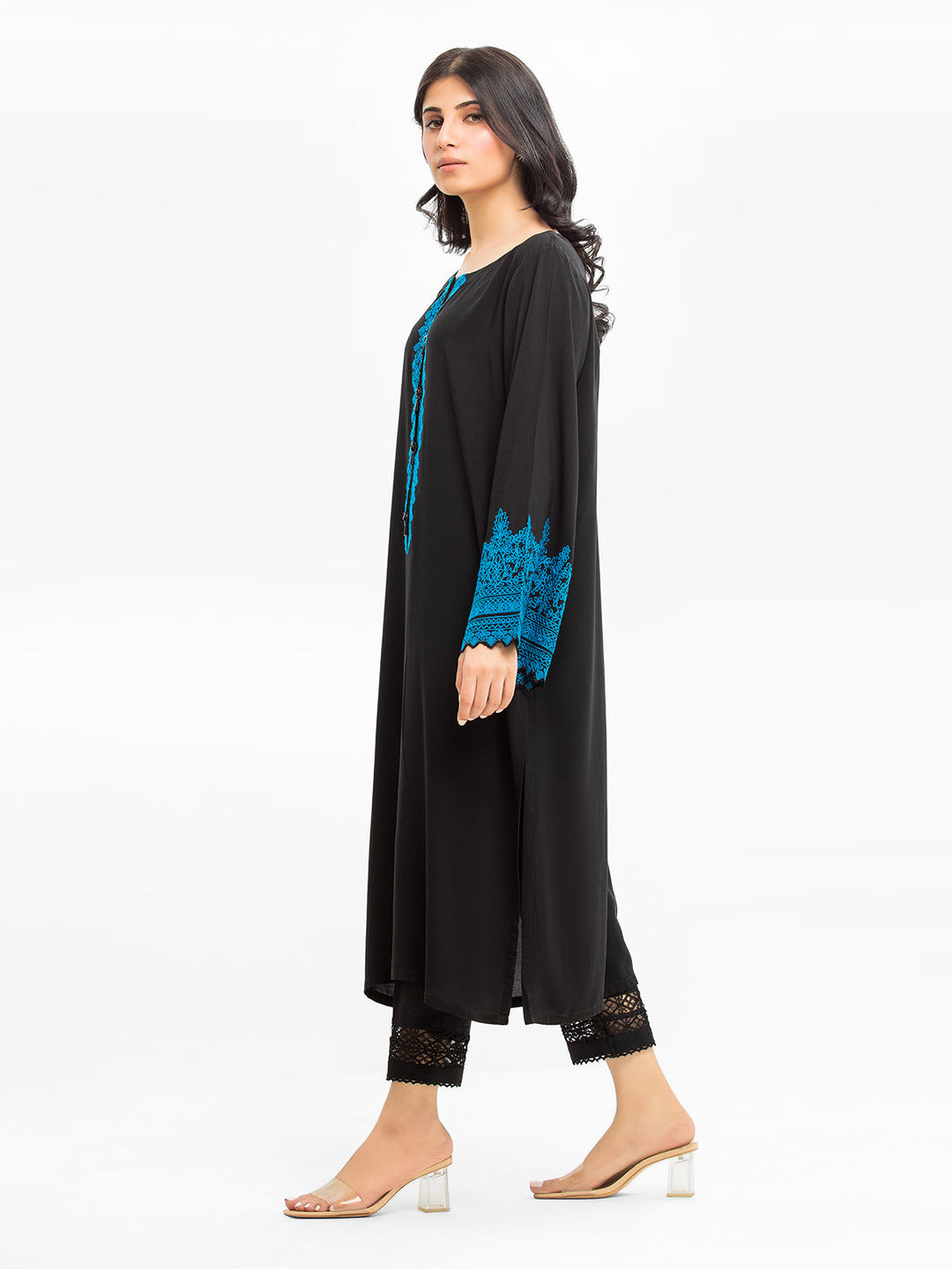 Pret 1Pc Embroidered Viscose Shirt - EWTKE23-69313