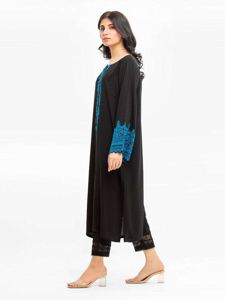 Pret 1Pc Embroidered Viscose Shirt - EWTKE23-69313