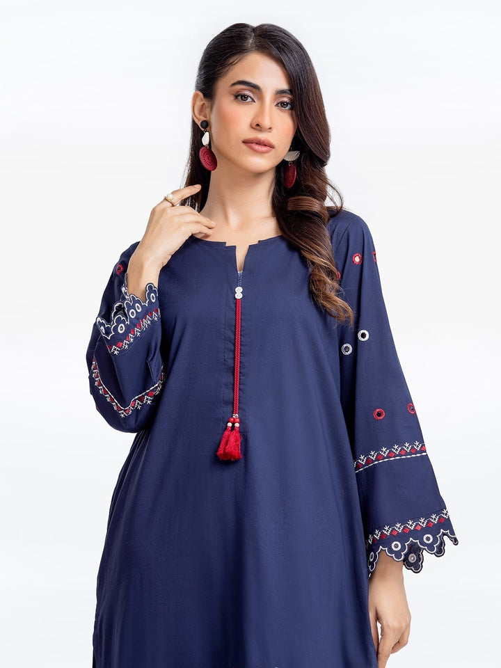 Pret 2Pc Embroidered Viscose Shirt Trouser - EWTKE23-69321ST