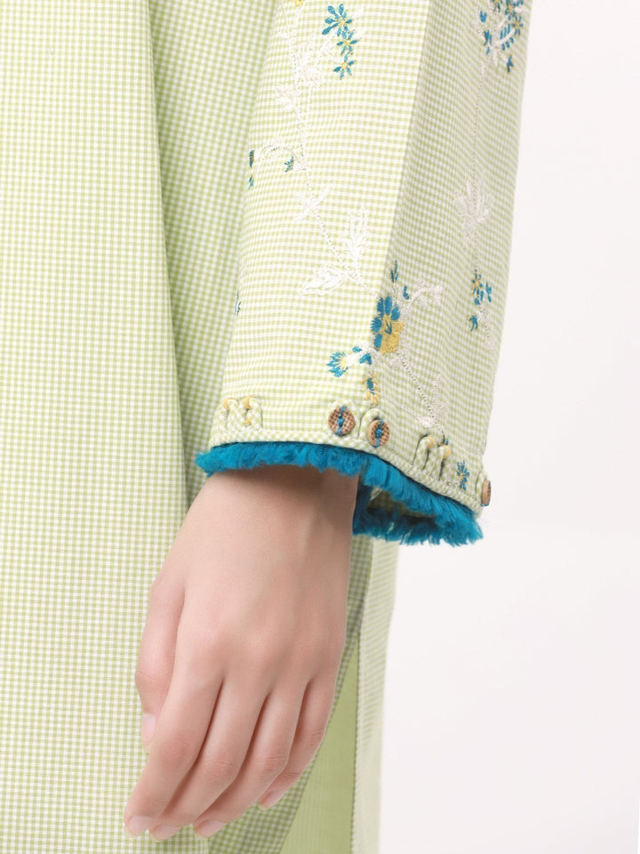 Pret 1Pc Embroidered Cotton Shirt - EWTKE23-69331S