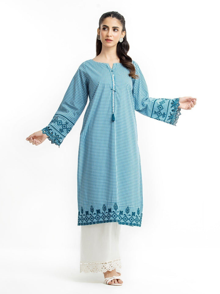 Pret 1Pc Embroidered Cotton Shirt - EWTKE23-69335S