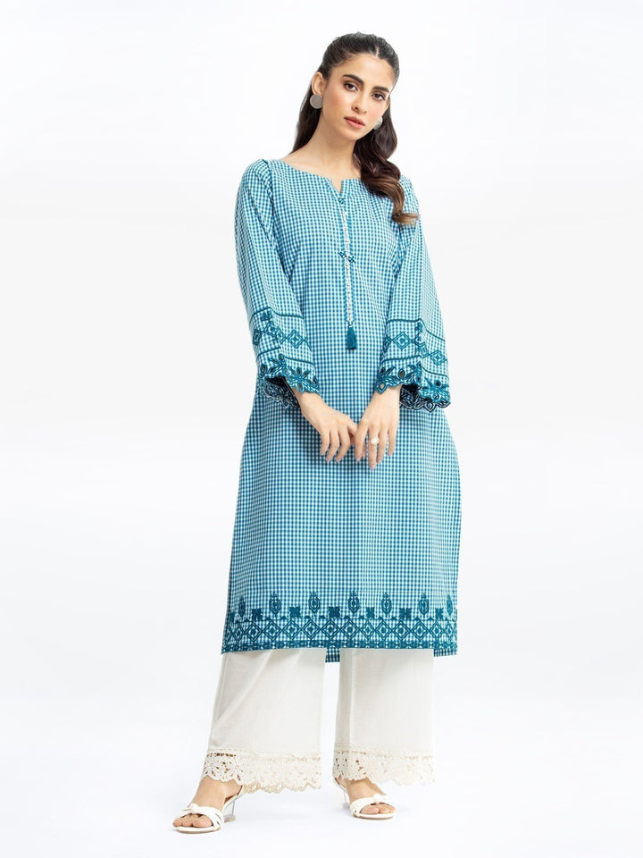 Pret 1Pc Embroidered Cotton Shirt - EWTKE23-69335S
