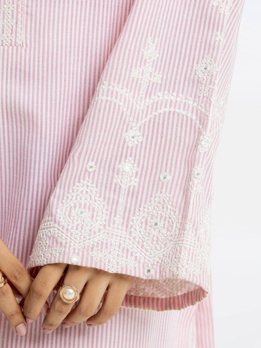 Pret 1Pc Embroidered Cotton Shirt - EWTKE23-69336S