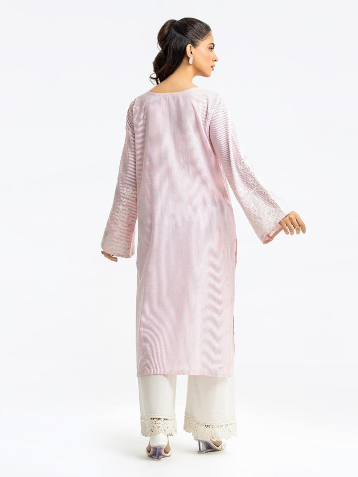 Pret 1Pc Embroidered Cotton Shirt - EWTKE23-69336S