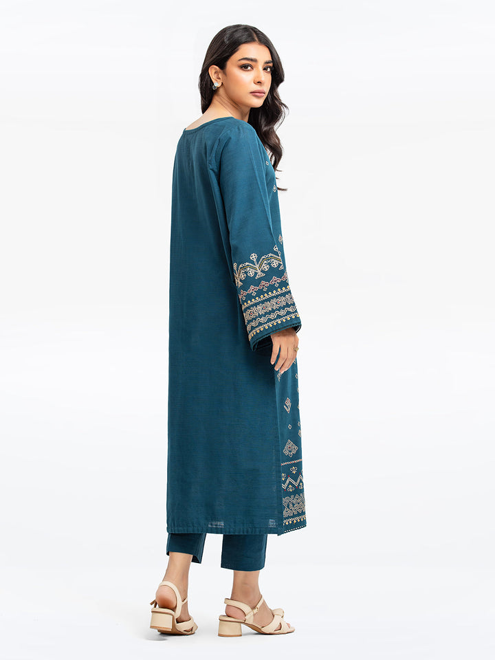 Pret 2Pc Embroidered Khaddar Shirt Trouser - EWTKE23-69410ST