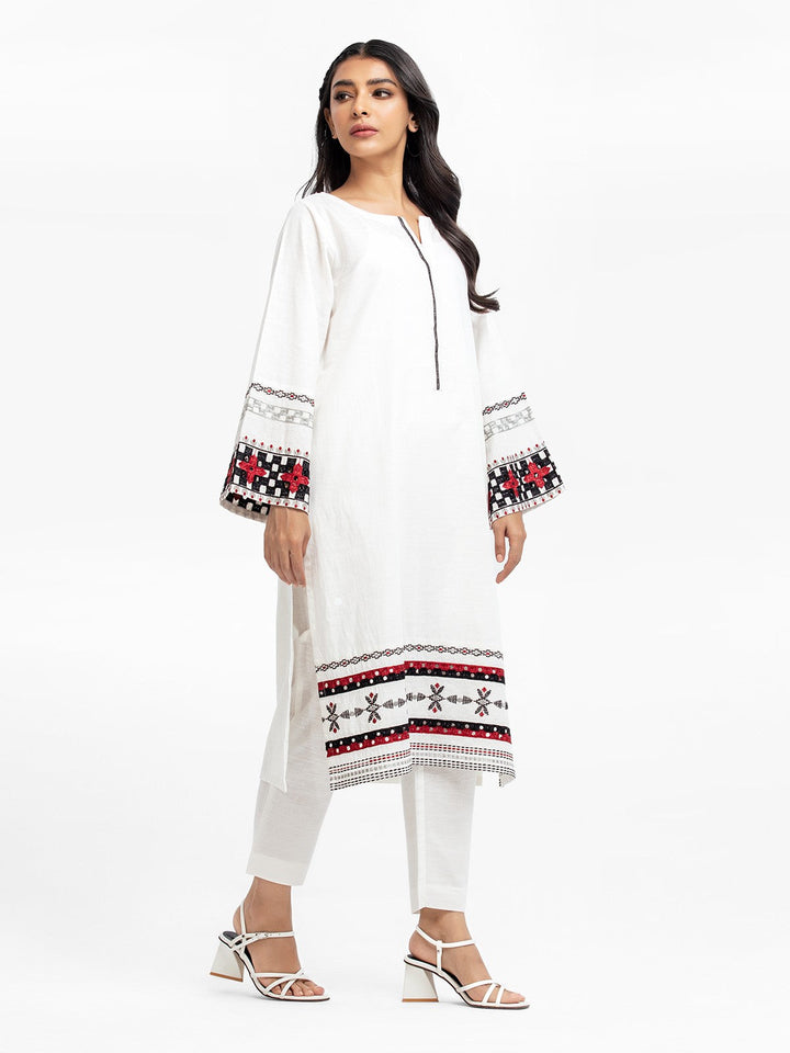 Pret 2Pc Embroidered Khaddar Shirt Trouser - EWTKE23-69423ST