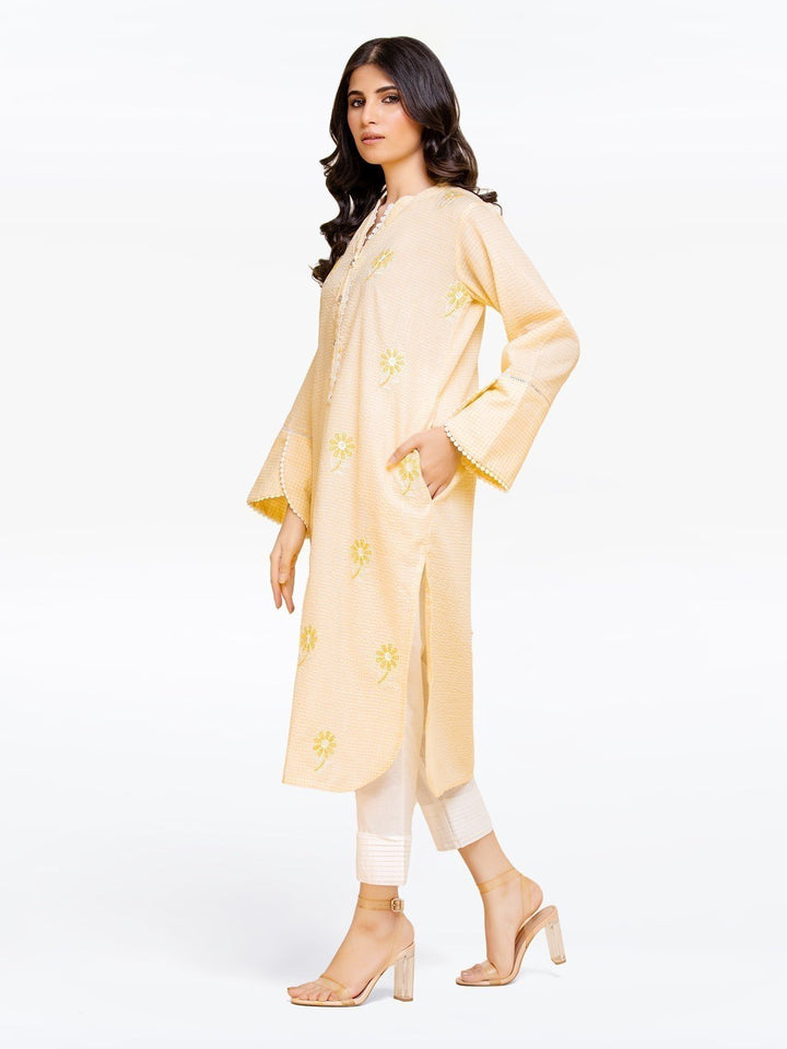 Pret 1Pc Embroidered Dobby Shirt - EWTKE23-69502S