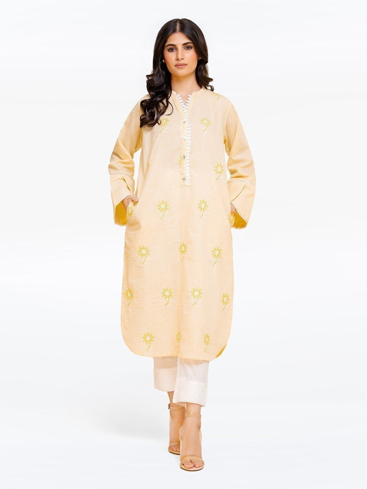 Pret 1Pc Embroidered Dobby Shirt - EWTKE23-69502S