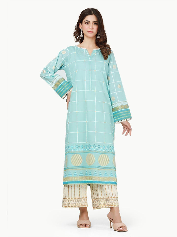 Pret 1Pc Printed Cambric Shirt - EWTKP22-68377S
