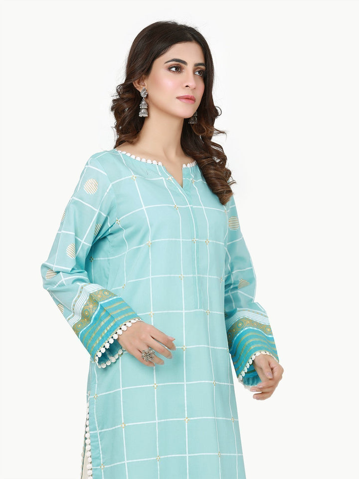 Pret 1Pc Printed Cambric Shirt - EWTKP22-68377S
