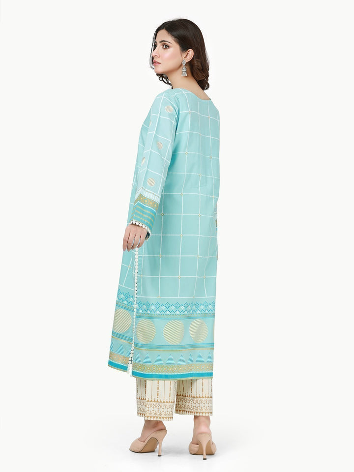 Pret 1Pc Printed Cambric Shirt - EWTKP22-68377S