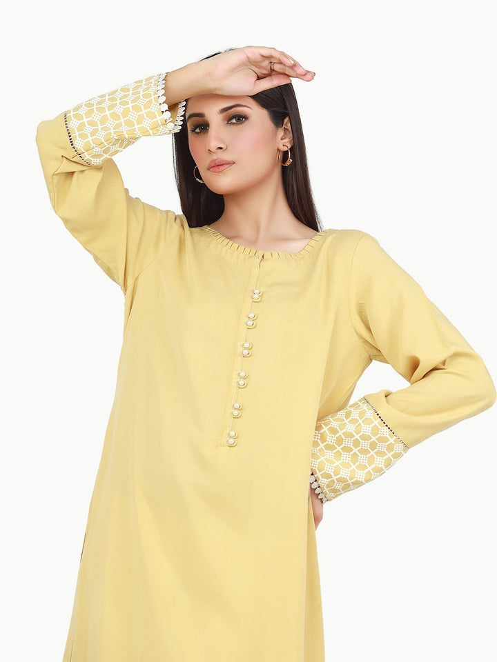 Pret 1Pc Printed Viscose Shirt - EWTKP22-68433