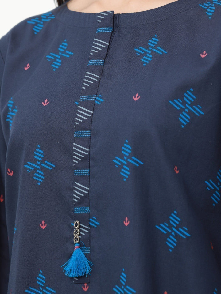 Pret 1Pc Printed Khaddar Shirt - EWTKP22-68683