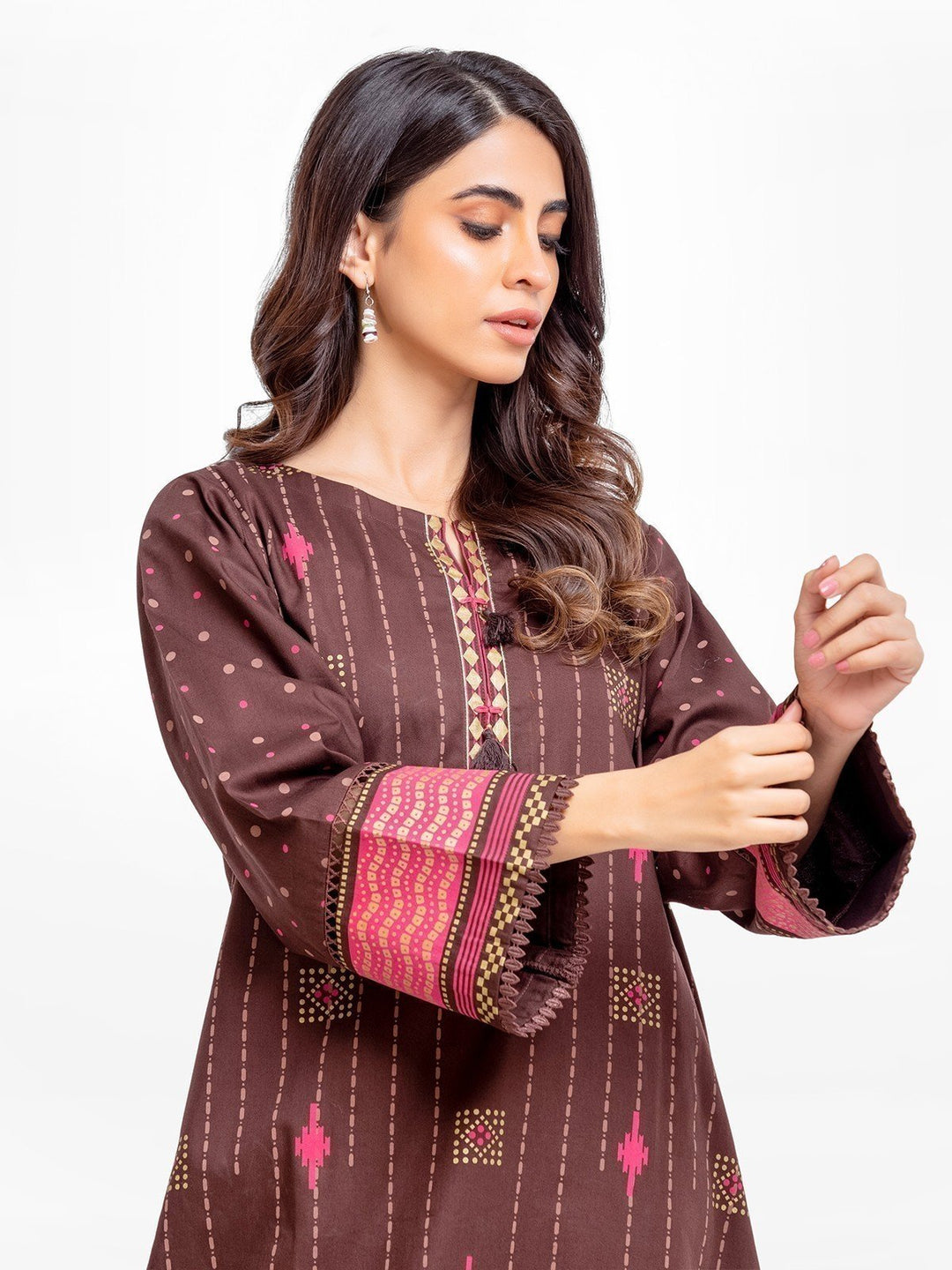 Pret 1Pc Printed Khaddar Shirt - EWTKP22-68741