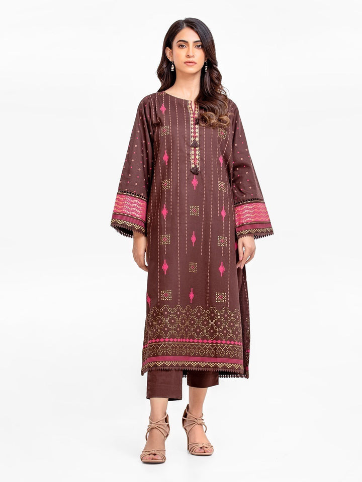 Pret 1Pc Printed Khaddar Shirt - EWTKP22-68741