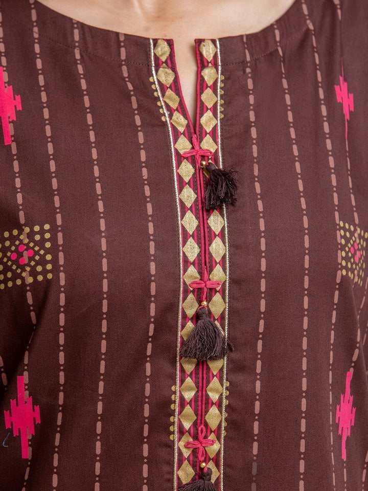 Pret 1Pc Printed Khaddar Shirt - EWTKP22-68741