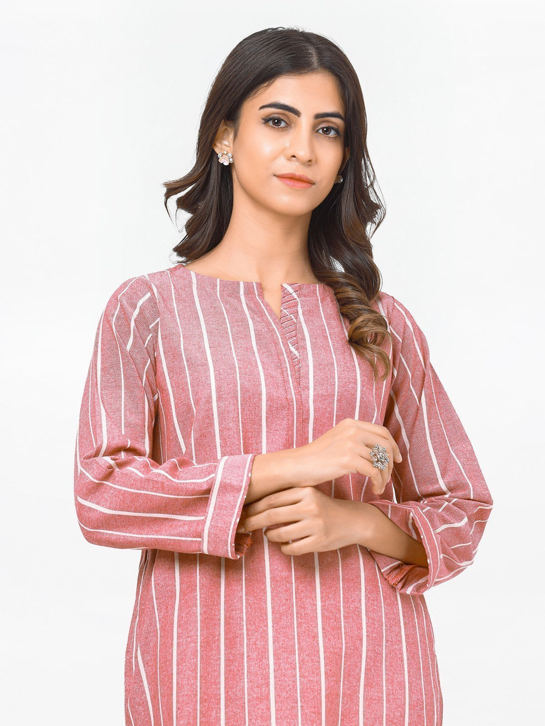 Pret 1Pc Printed Cotton Shirt - EWTKP22-69216