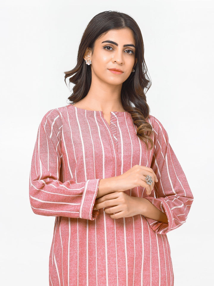 Pret 1Pc Printed Cotton Shirt - EWTKP22-69216