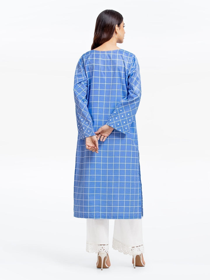 Pret 1Pc Printed Chambray Shirt - EWTKP23-68428