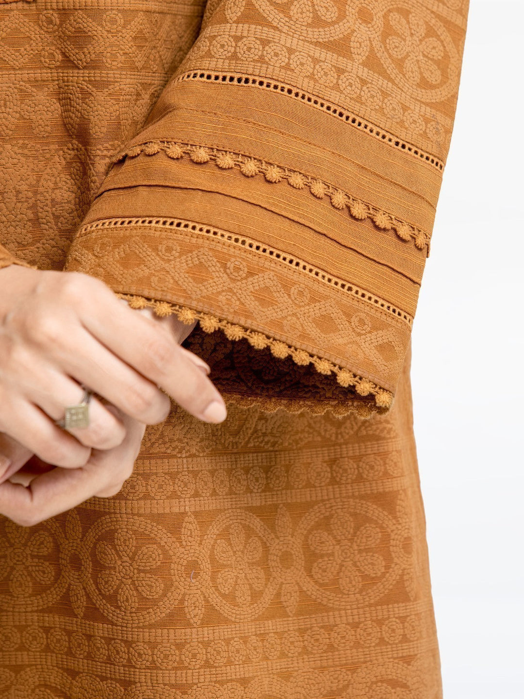 Pret 1Pc Embroidered Khaddar Shirt - EWTKP23-68654S