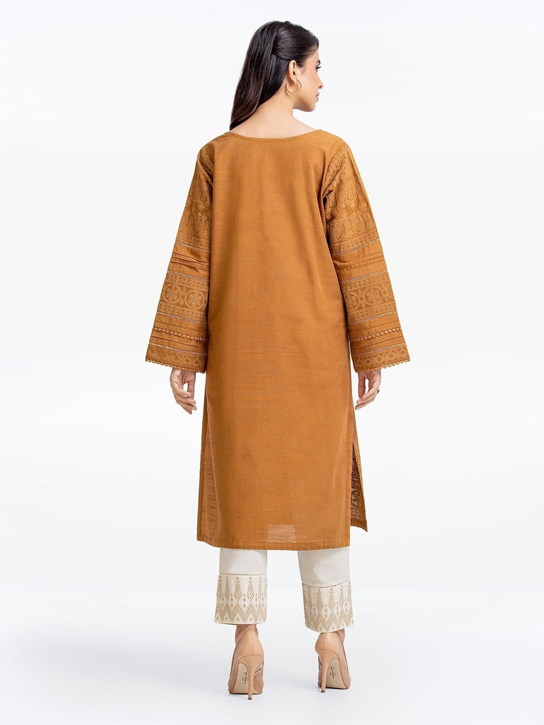 Pret 1Pc Embroidered Khaddar Shirt - EWTKP23-68654S
