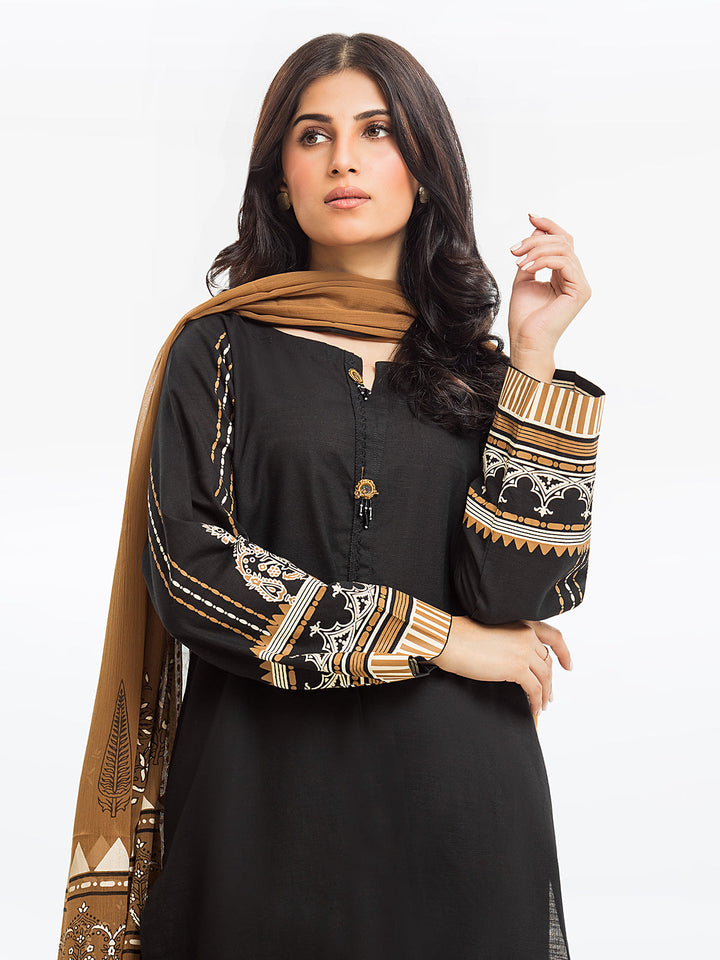 Pret 3Pc Printed Khaddar Suit - EWTKP23-69063-3P