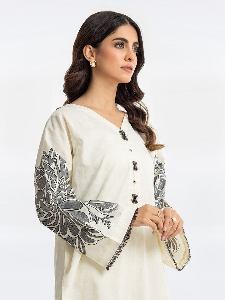 Pret 1Pc Printed Dobby Shirt - EWTKP23-69300S