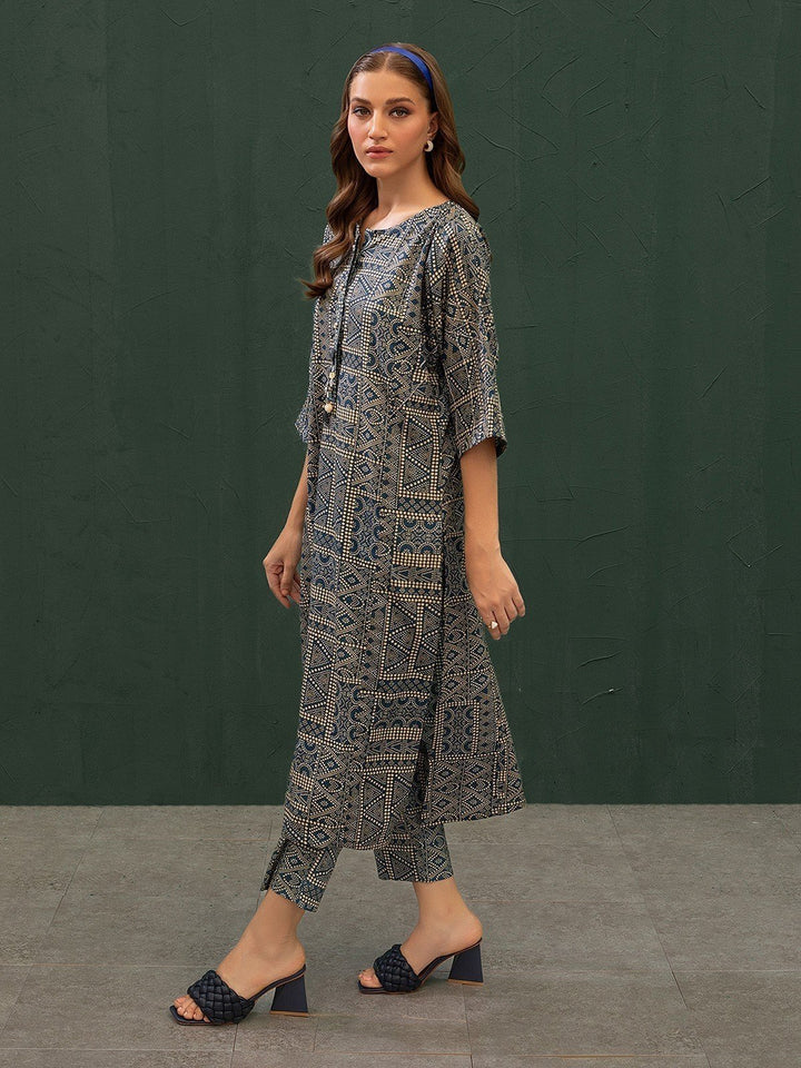 Pret 2Pc Printed Lawn Shirt Trouser - EWTKP23-69392ST