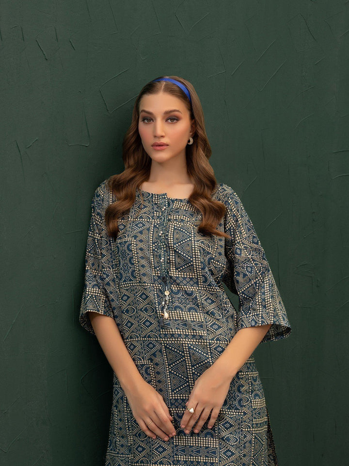 Pret 2Pc Printed Lawn Shirt Trouser - EWTKP23-69392ST