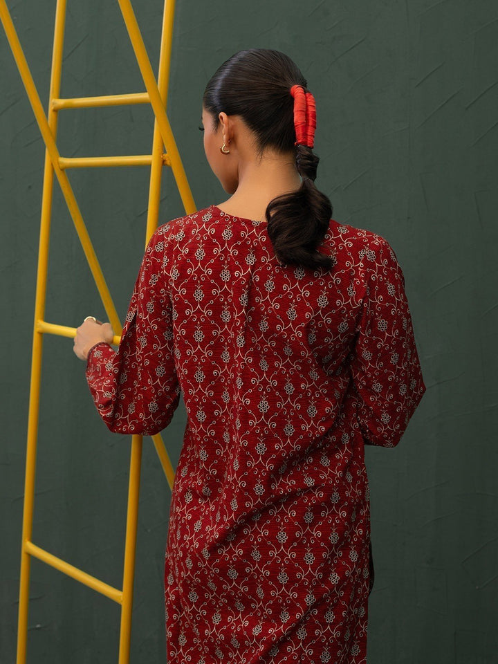 Pret 2Pc Printed Khaddar Shirt Trouser - EWTKP23-69393ST