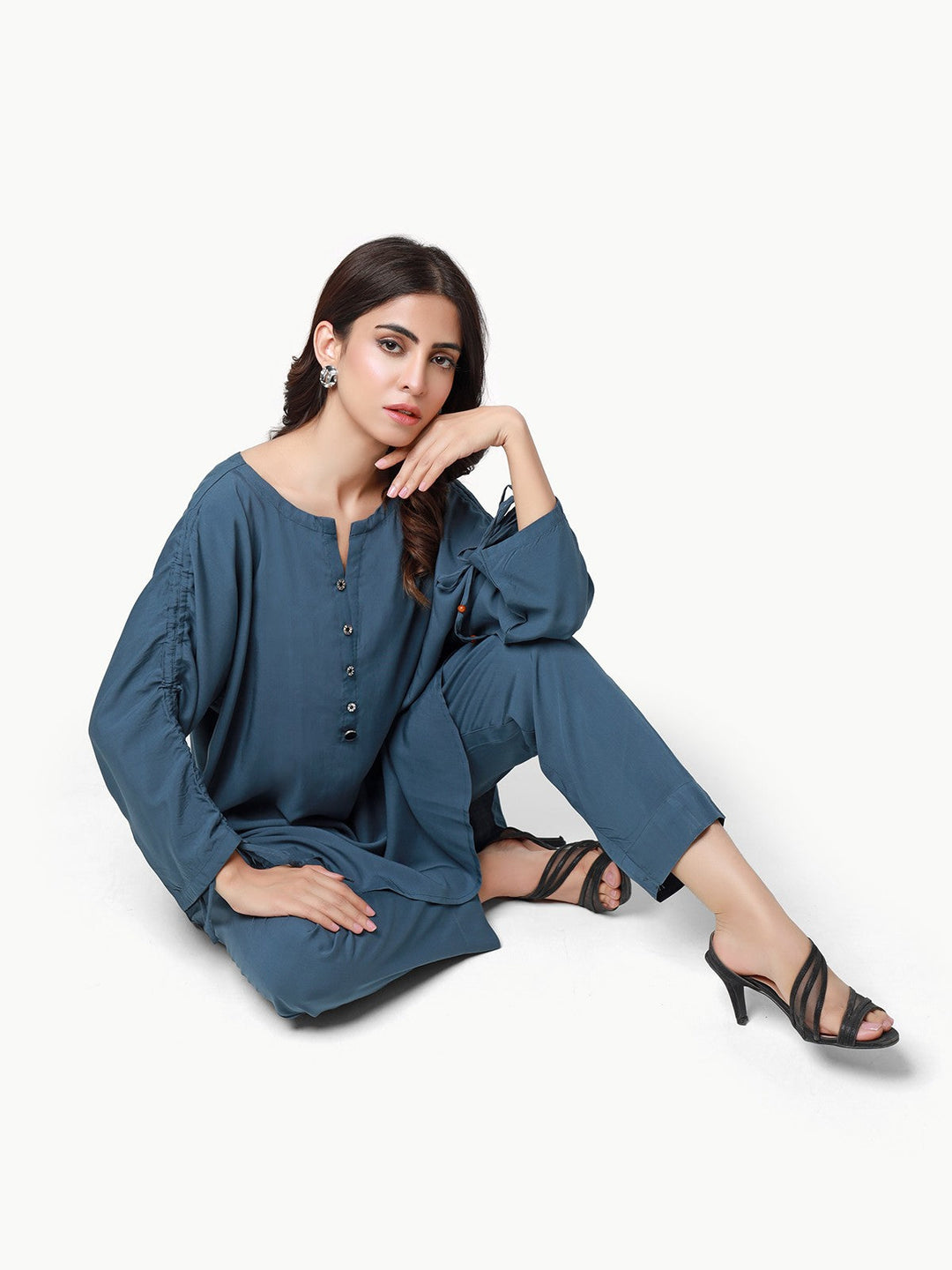 Pret 1Pc Plain Cotton Shirt - EWTKS22-69220