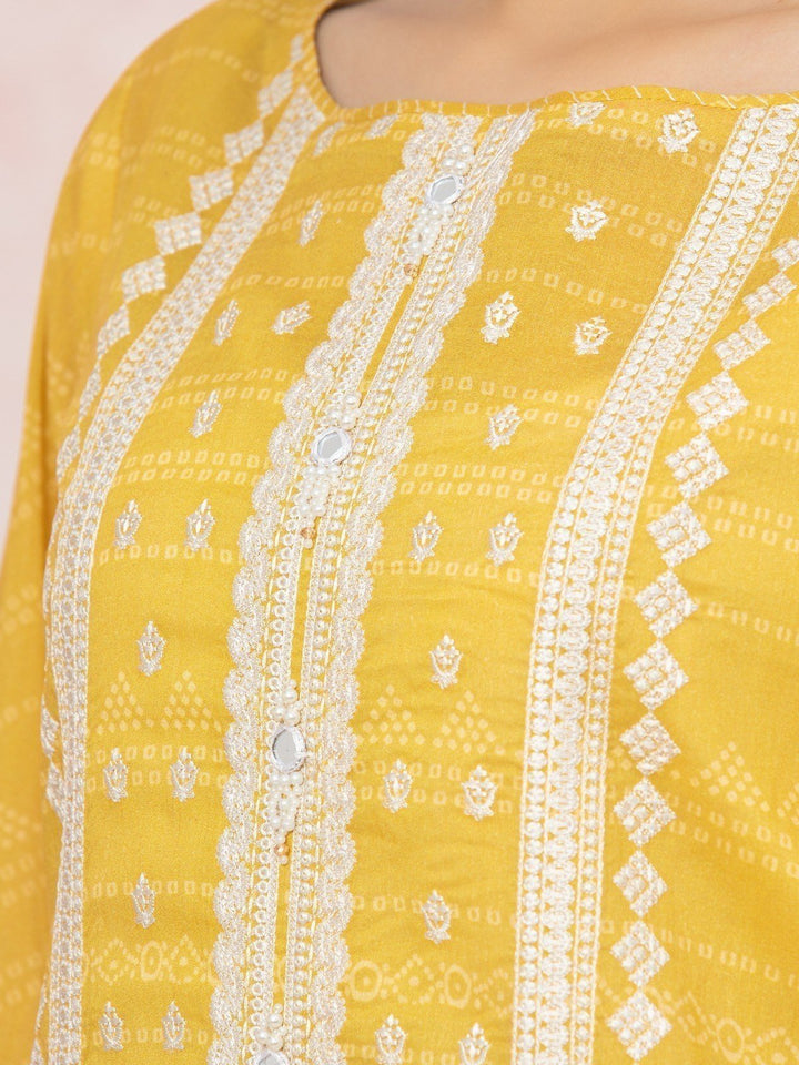 EWU22V1-26548 Unstitched Yellow Embroidered Lawn 3 Piece