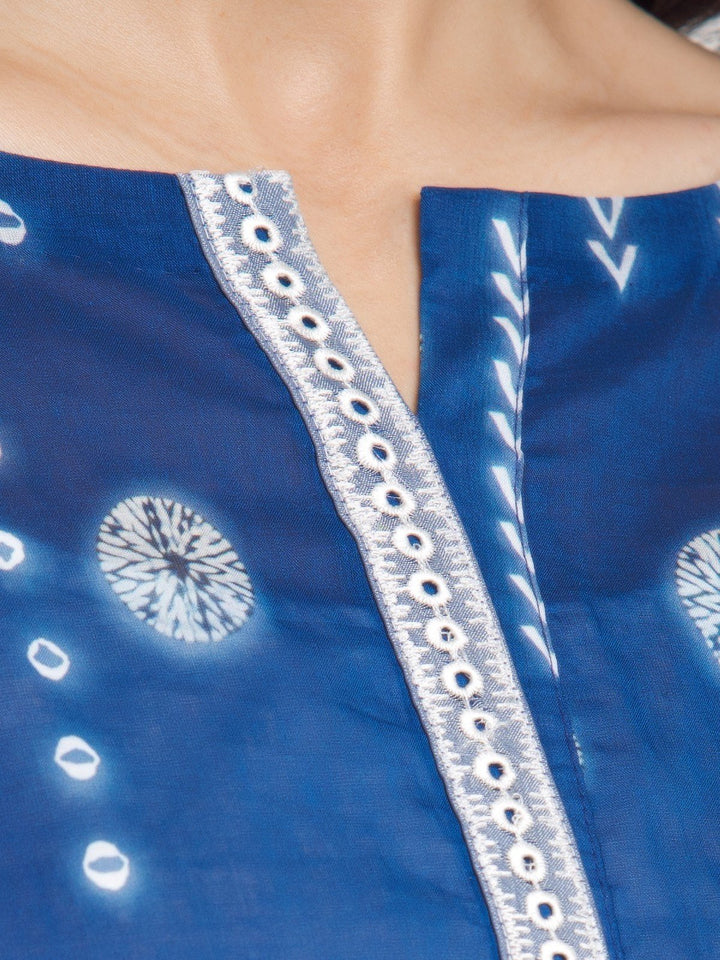 EWU23A1-28002S Unstitched Blue Printed Lawn 1 Piece