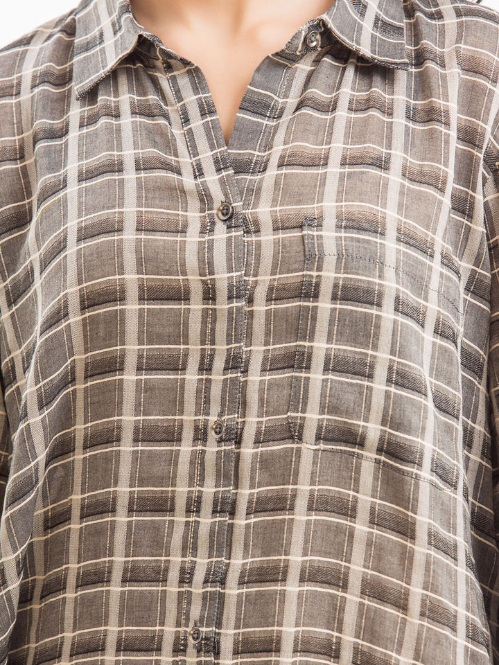 Pret 1Pc Printed Cotton Shirt - EWTKP23-69616S