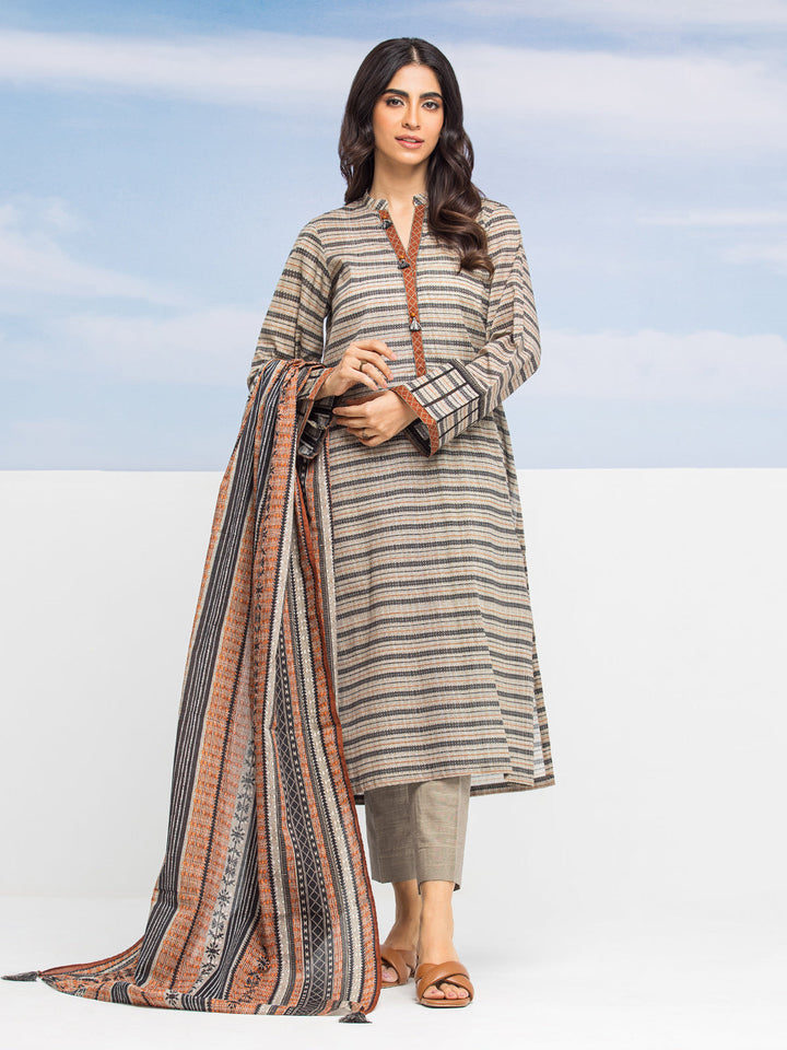 EWU24A1-28009-3P Unstitched Sage Printed Lawn 3 Piece