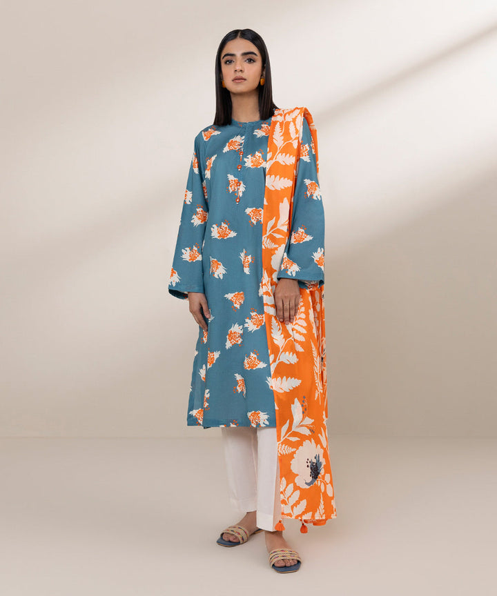 Printed Voile Dupatta