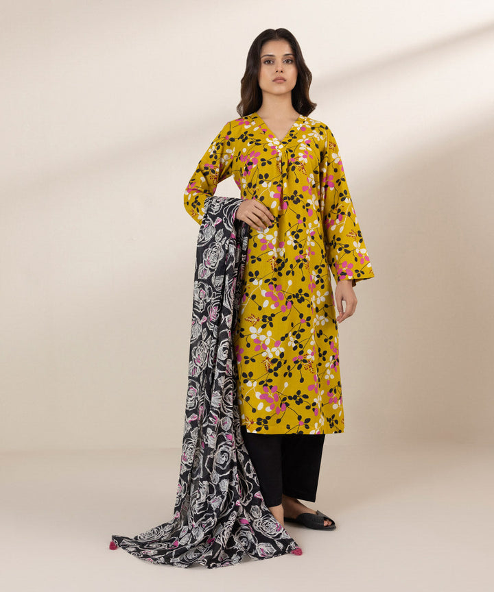 Printed Lawn Dupatta