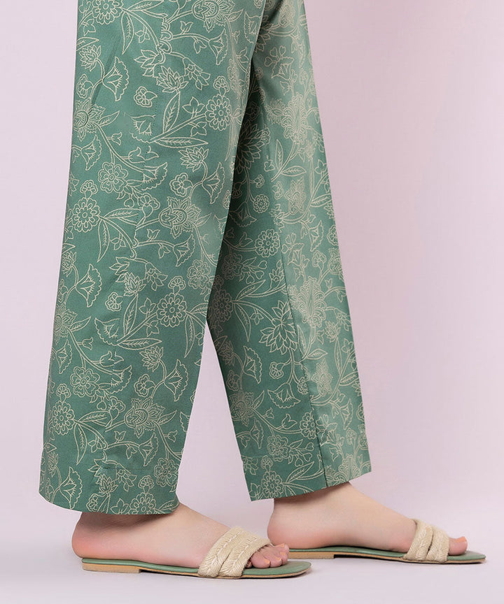 Printed Cotton Viscose Pants