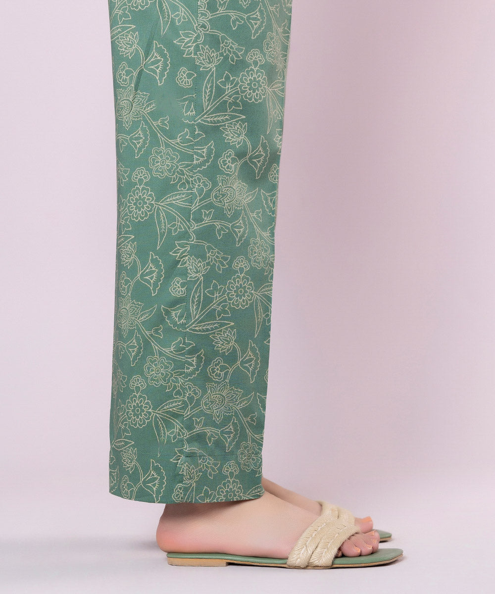 Printed Cotton Viscose Pants