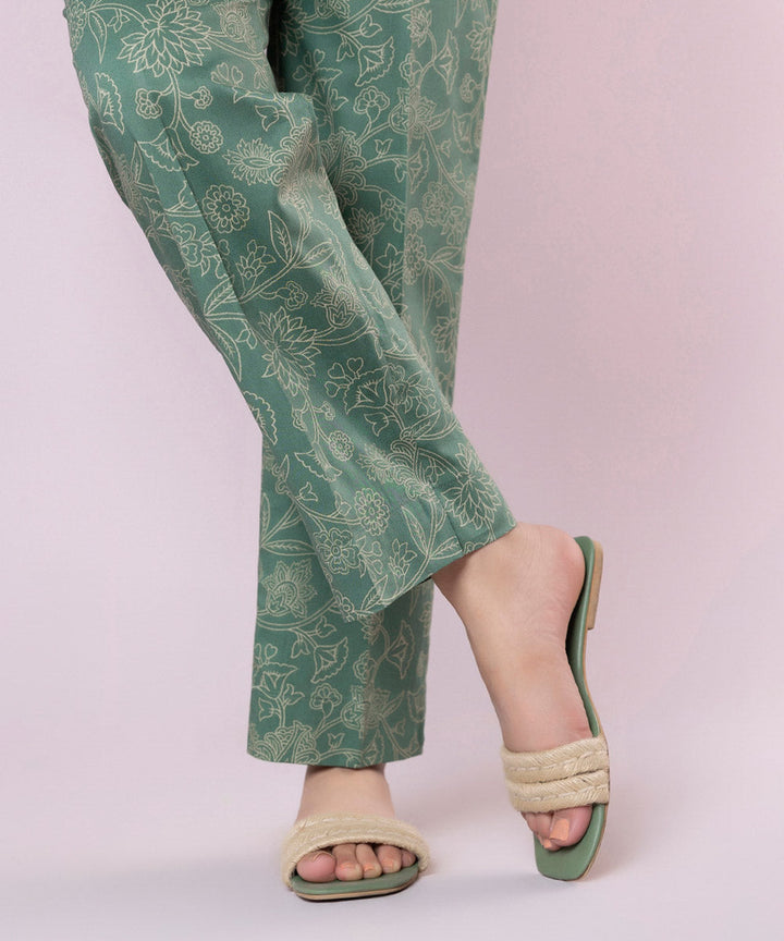 Printed Cotton Viscose Pants