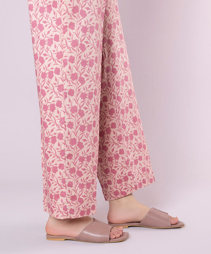 Printed Cotton Viscose Pants