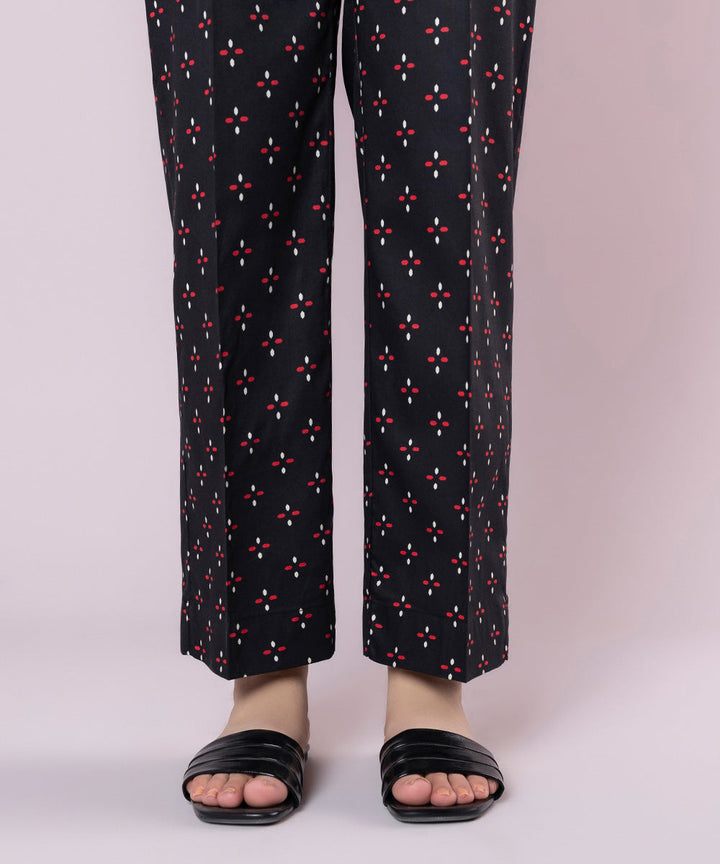 Printed Cotton Viscose Pants