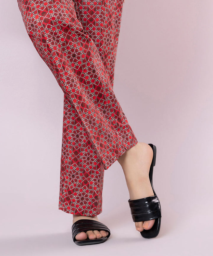 Printed Cotton Viscose Pants