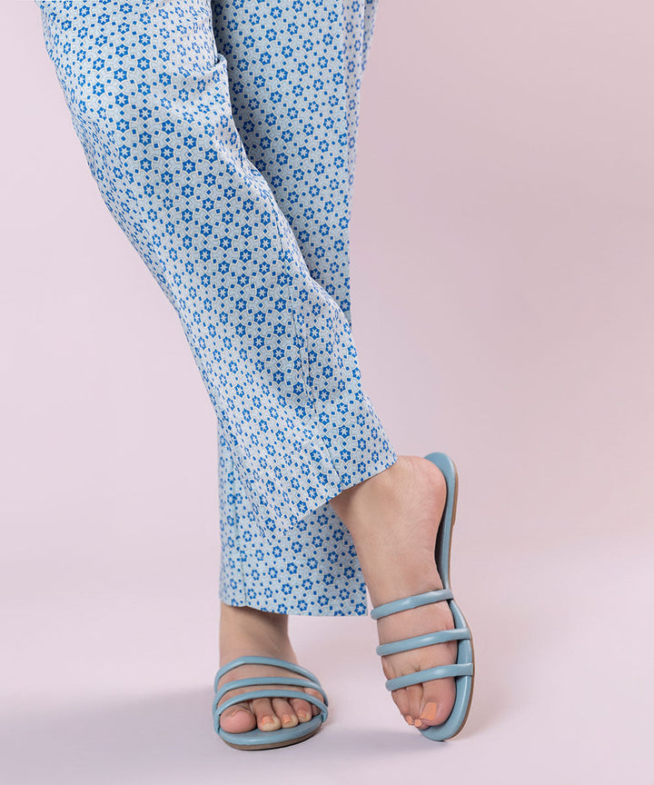 Printed Cotton Viscose Pants