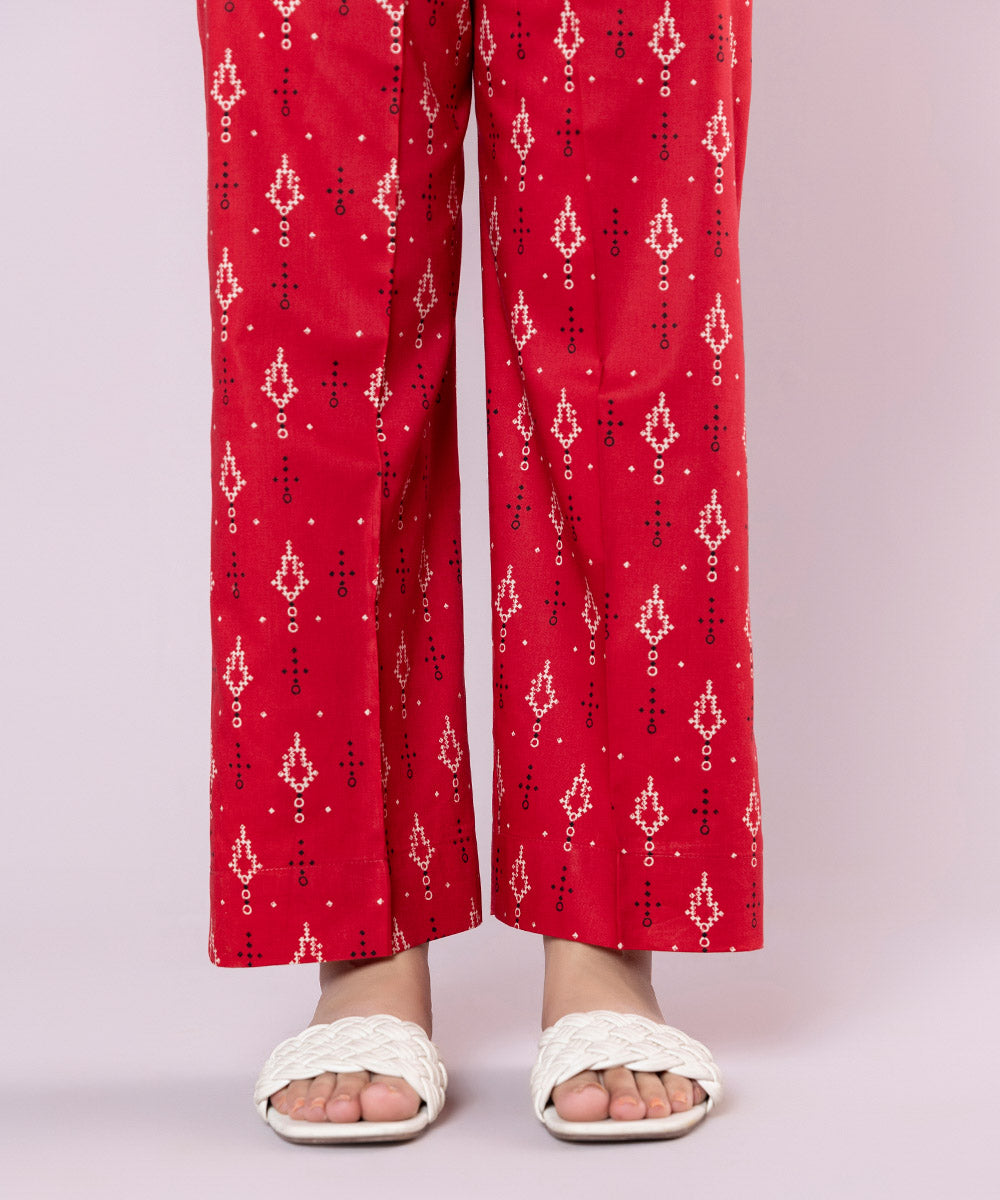 Printed Cotton Viscose Pants