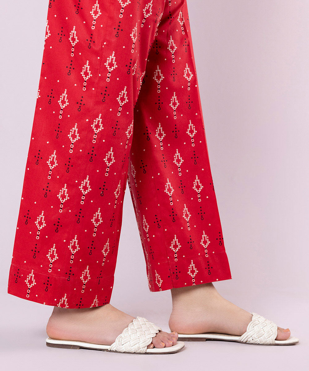 Printed Cotton Viscose Pants